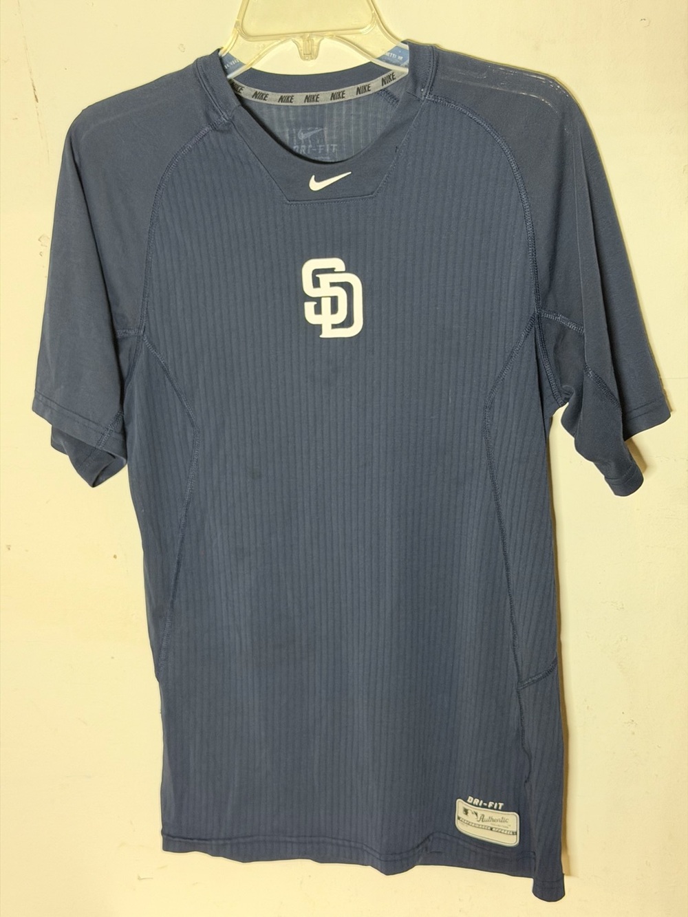 San Diego Padres Nike Dri-FIT Authentic Collection Shirt Men’s M Navy